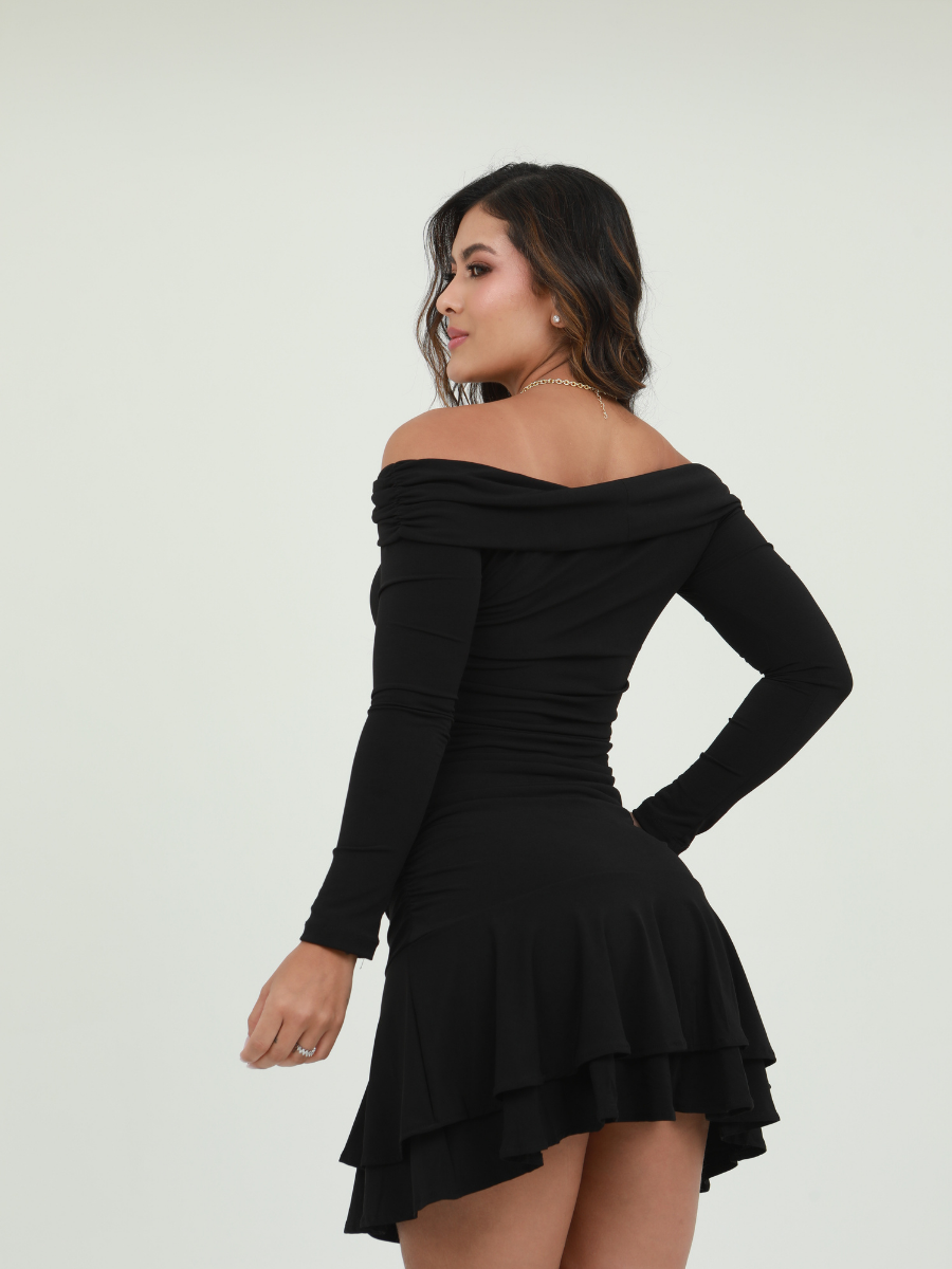 VESTIDO BANDEJA RECOGIDO LATERAL