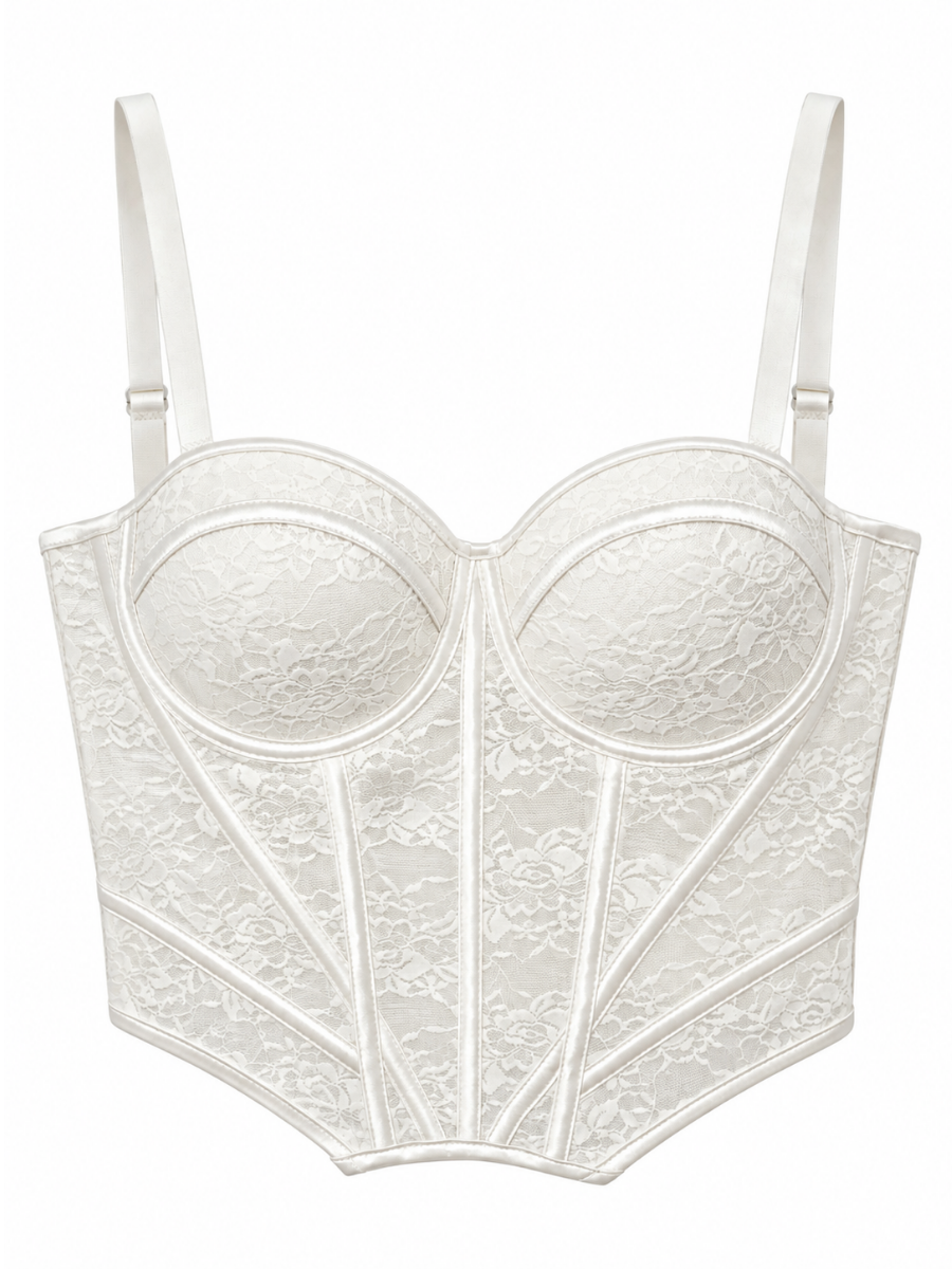 CORSET ENCAJE COSTILLERO