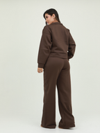 SET CHAQUETA CUELLO ALTO CIERRE FRONTAL