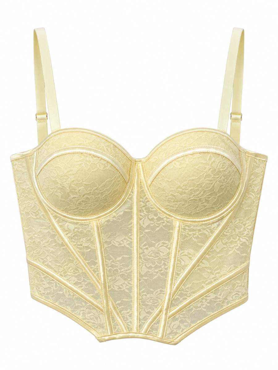 CORSET ENCAJE COSTILLERO