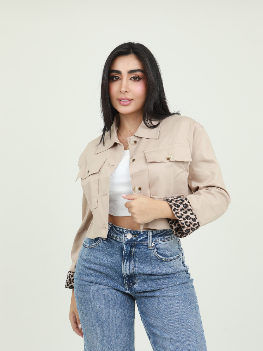 CHAQUETA CORTA MANGA ANIMAL P