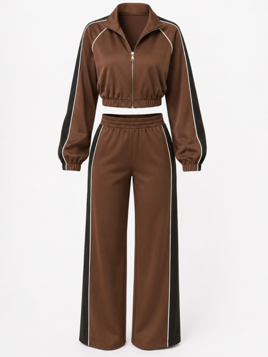 CONJUNTO CHAQUETA CORTA DOBLE LINEA LT