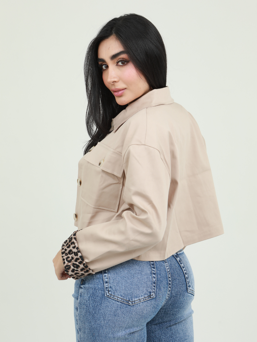 CHAQUETA CORTA MANGA ANIMAL P