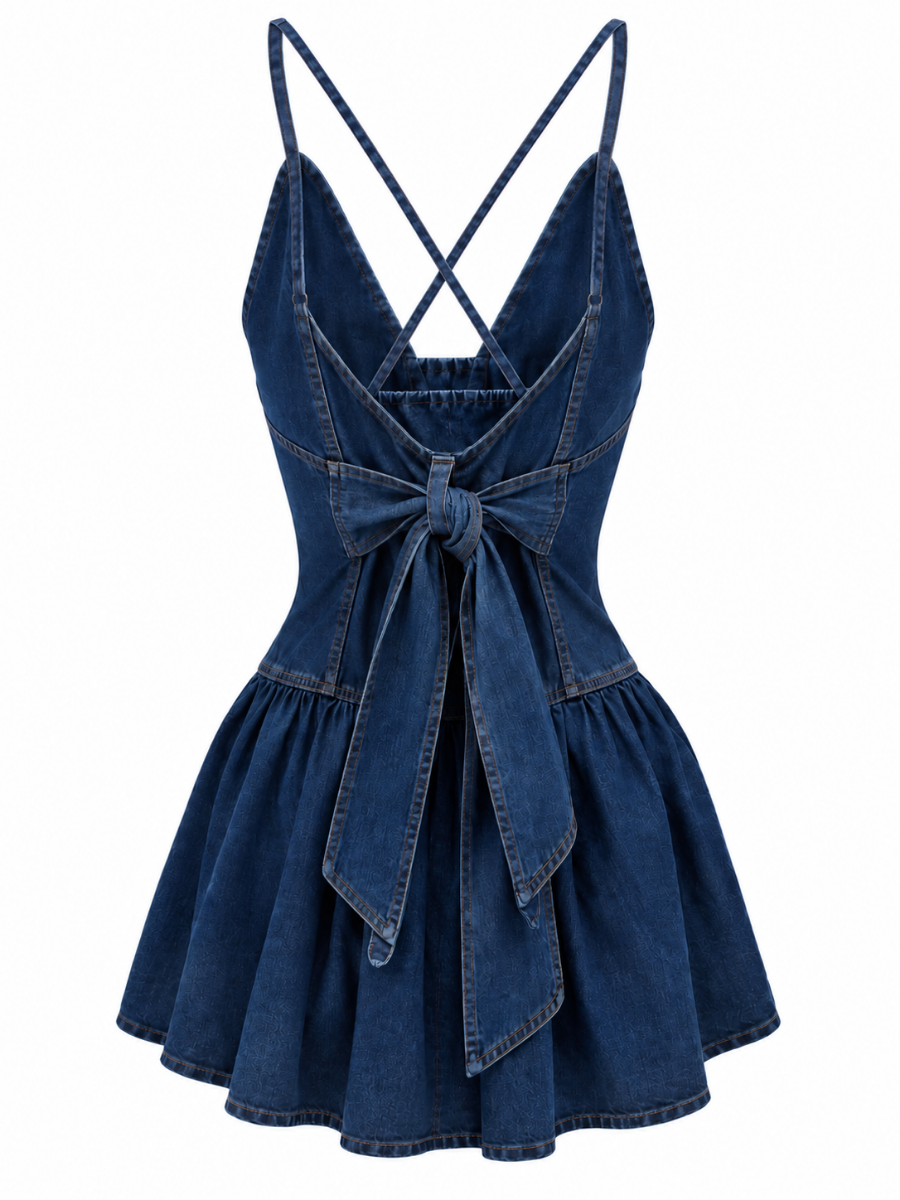 VESTIDO DENIM CORTO