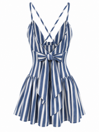 VESTIDO CORTO RAYAS