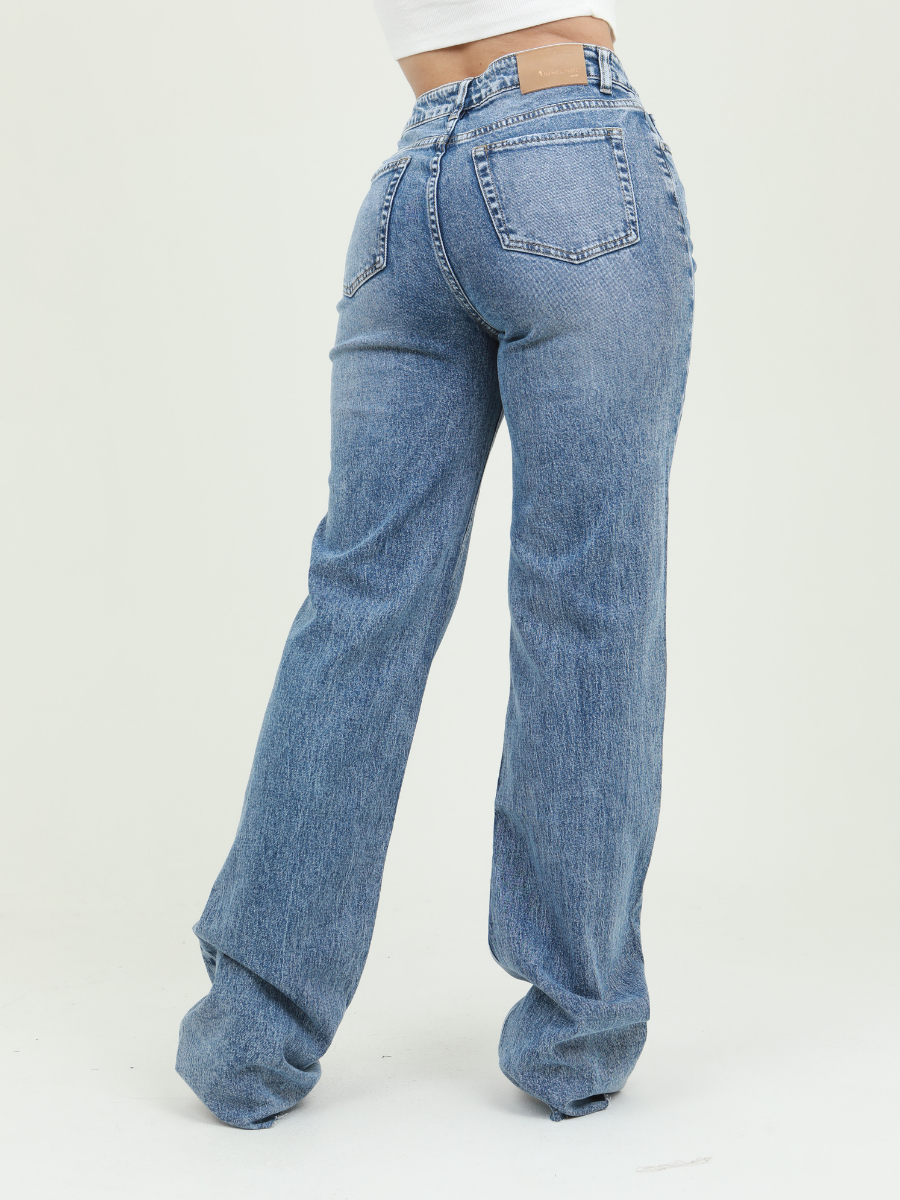 JEAN  STRAIGH EXT FLECO
