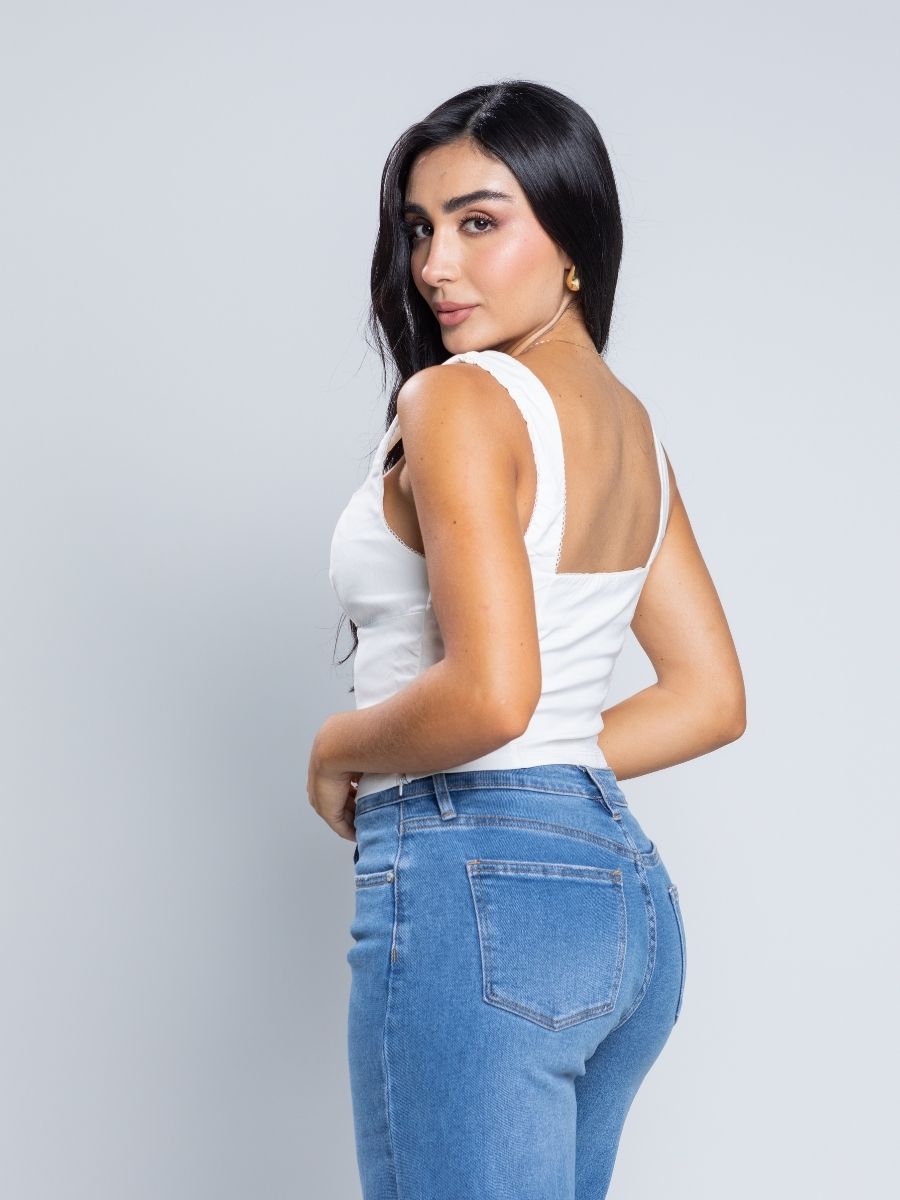 BLUSA POPELINA MOÑO