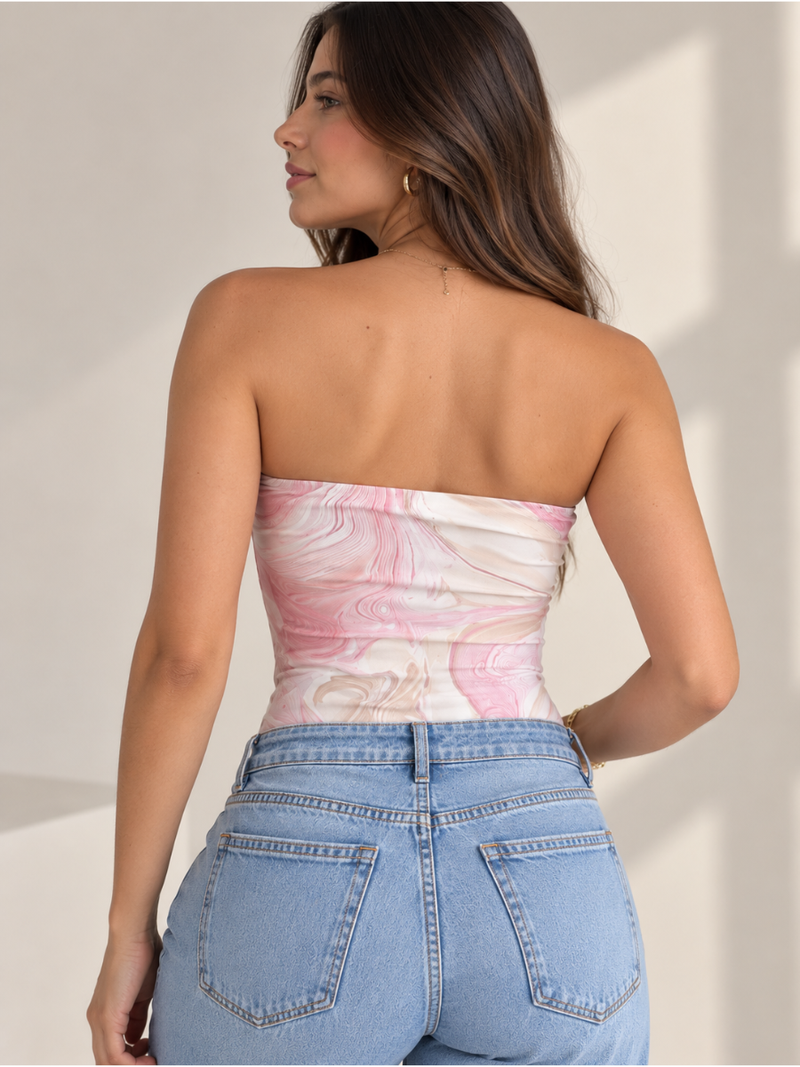 BODY STRAPLE BICOLOR BLONDA