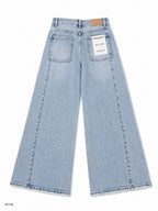 JEAN WIDE LEG RAYA TRASERA