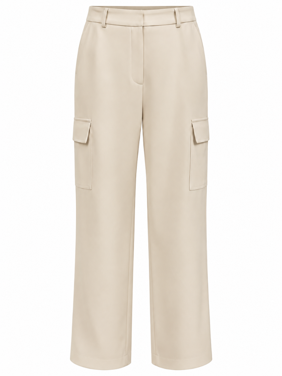 PANTALON LISO TIPO CARGO