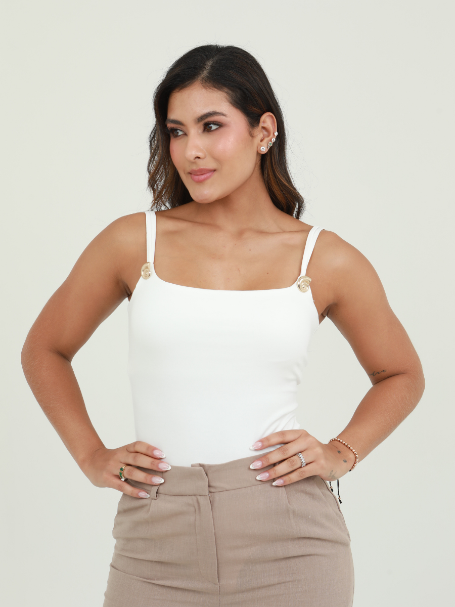 BODY TIRAS BROCHE CARACOL