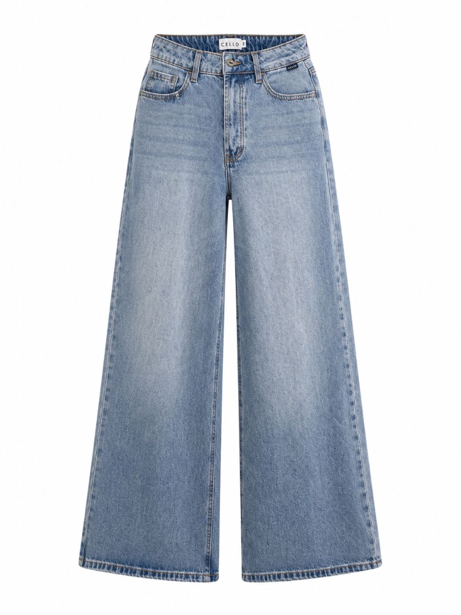 JEAN INSEAM WIDE LEG