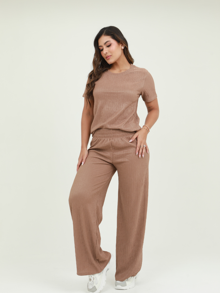SET PANTALON TEXTURA