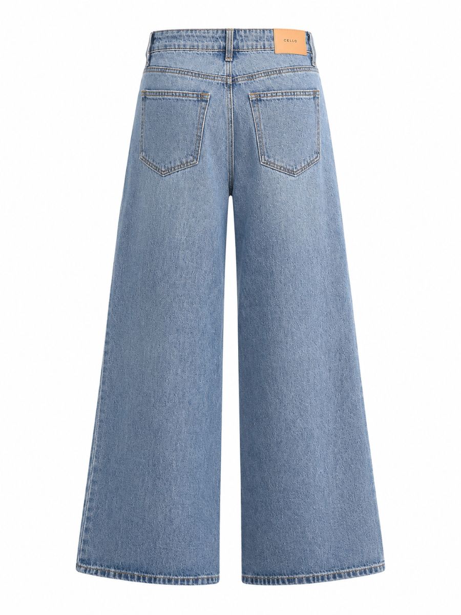 JEAN INSEAM WIDE LEG