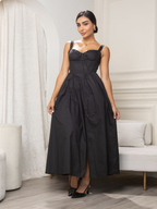 VESTIDO LARGO POPELINA