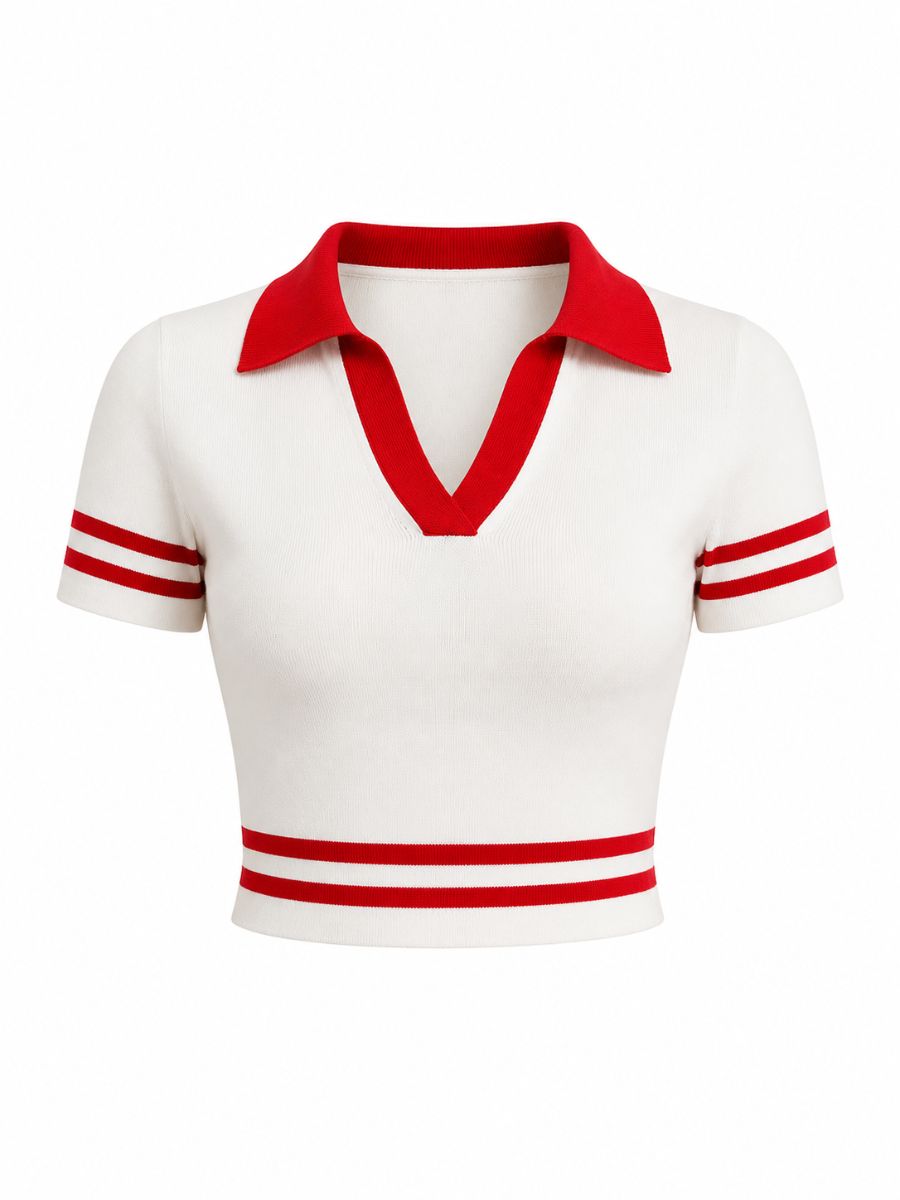 BLUSA CUELLO POLO