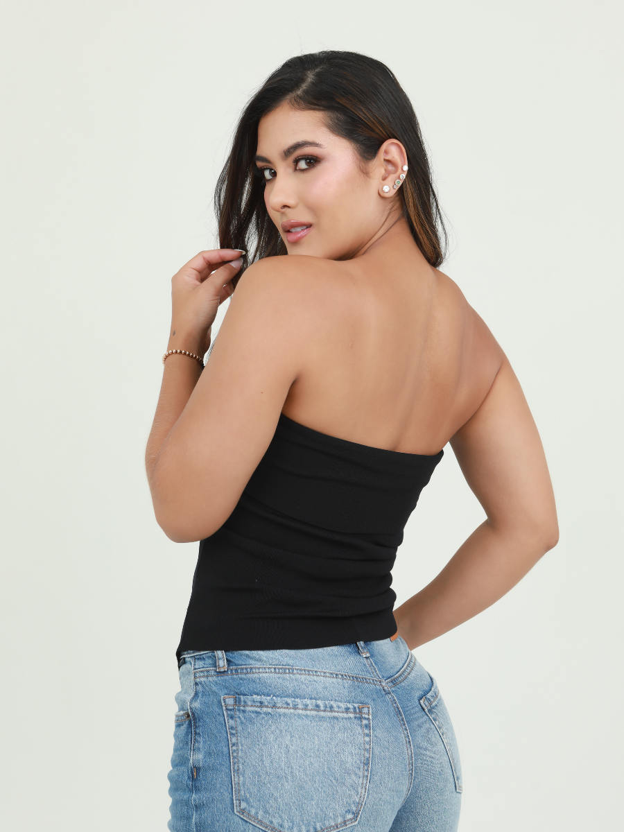 BLUSA STRAPLE HILO PICO