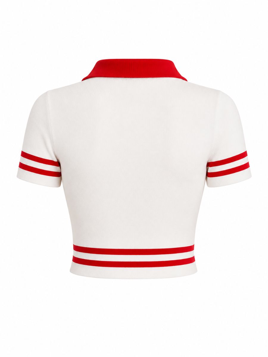 BLUSA CUELLO POLO