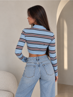 BUSO POLO RAYAS BICOLOR