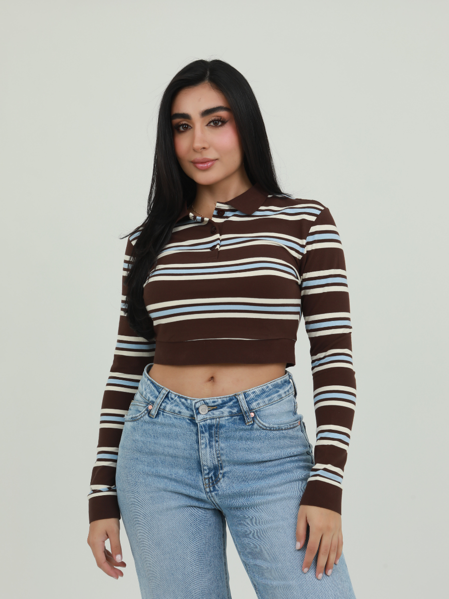 BUSO POLO RAYAS BICOLOR