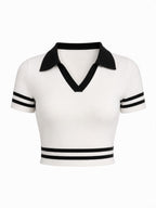 BLUSA CUELLO POLO