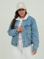 CHAQUETA JEAN CUELLO OV