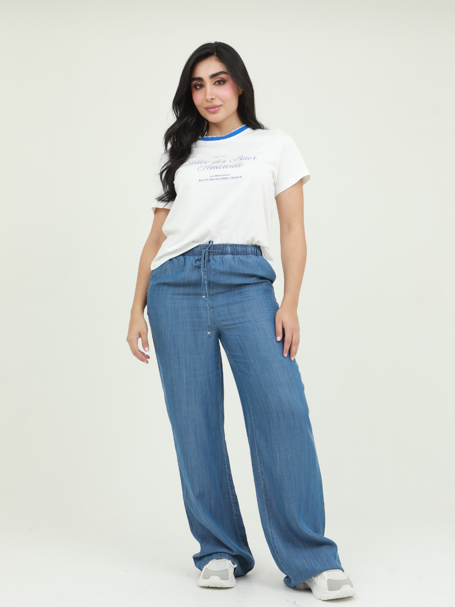 PANTALON AMPLIO DENIM