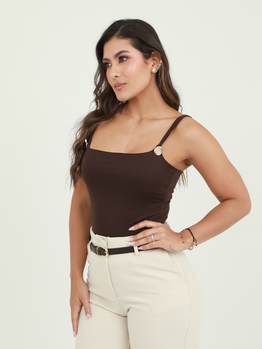 BODY TIRAS BROCHE CARACOL