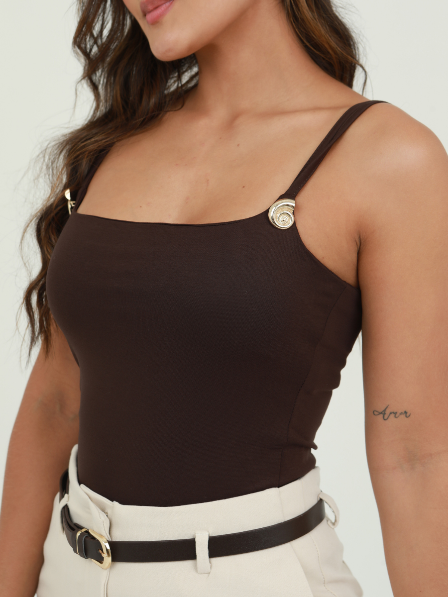 BODY TIRAS BROCHE CARACOL