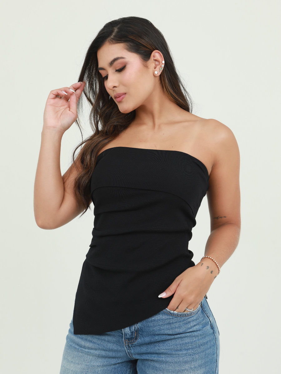 BLUSA STRAPLE HILO PICO