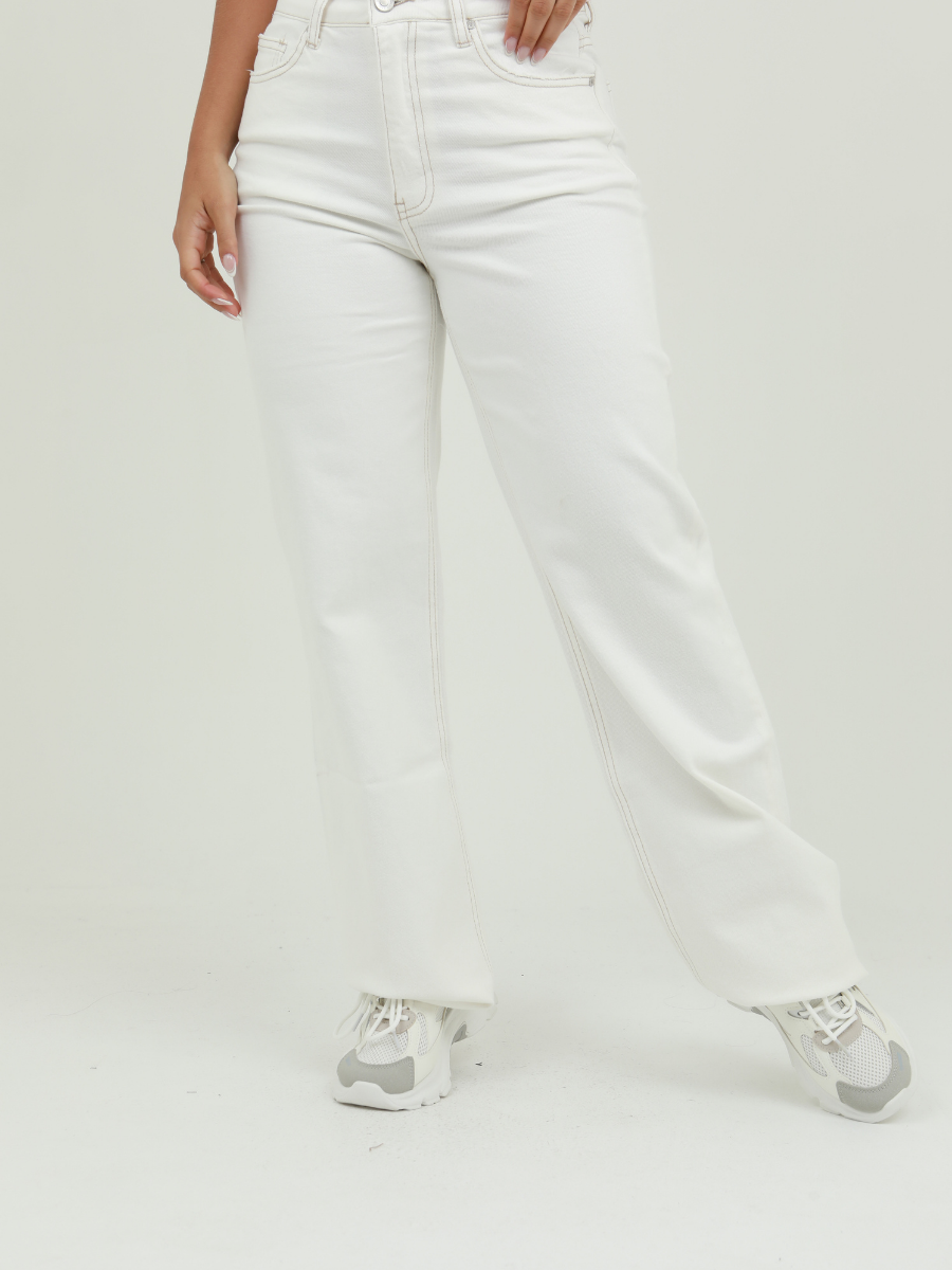 JEAN WIDE LEG COSTURA
