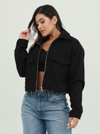 CHAQUETA BOLSILLO GAMUZA
