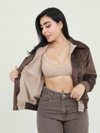 CHAQUETA GAMUZA PELUDA