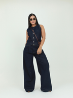 SET DENIM PANTALON Y CHALECO