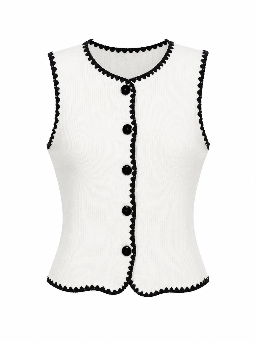 BLUSA CHALECO HILO