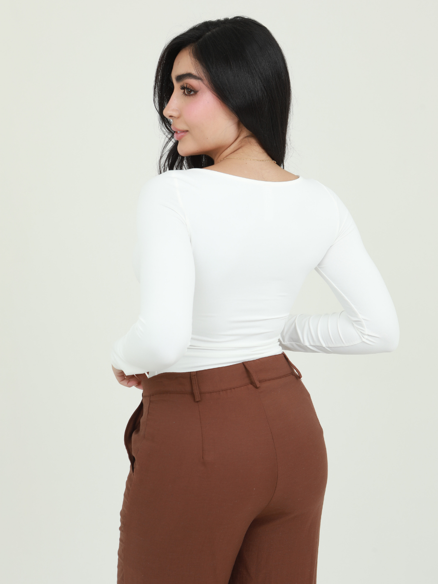 BODY MANGA LARGA HEBILLA CONCHA