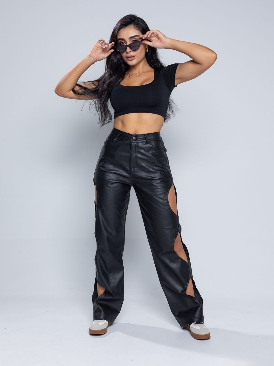 PANTALON POLIPIEL HUECOS LATERALES