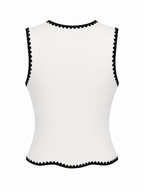 BLUSA CHALECO HILO