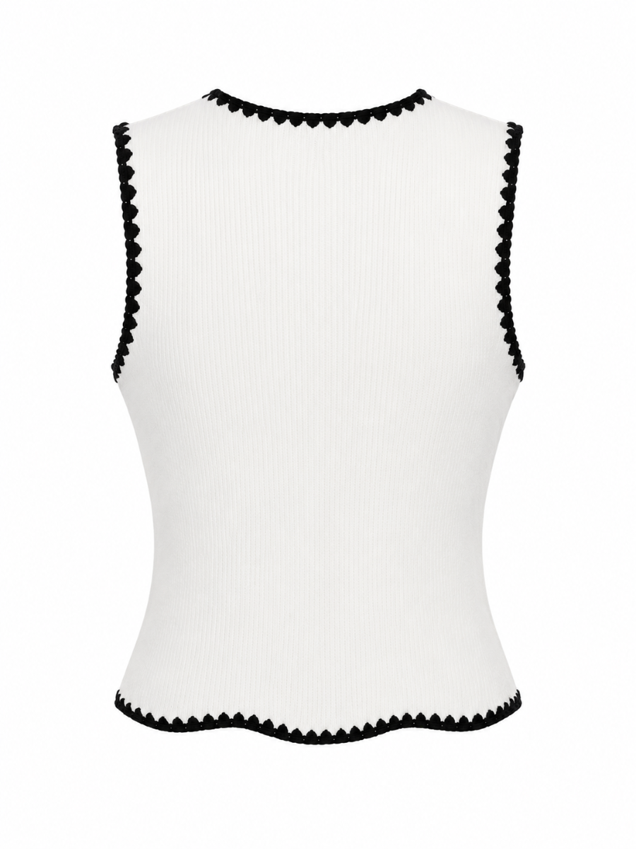 BLUSA CHALECO HILO