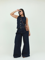 SET DENIM PANTALON Y CHALECO