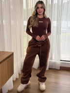 SET BODY MANGA LARGA Y SUDADERA