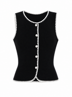 BLUSA CHALECO HILO