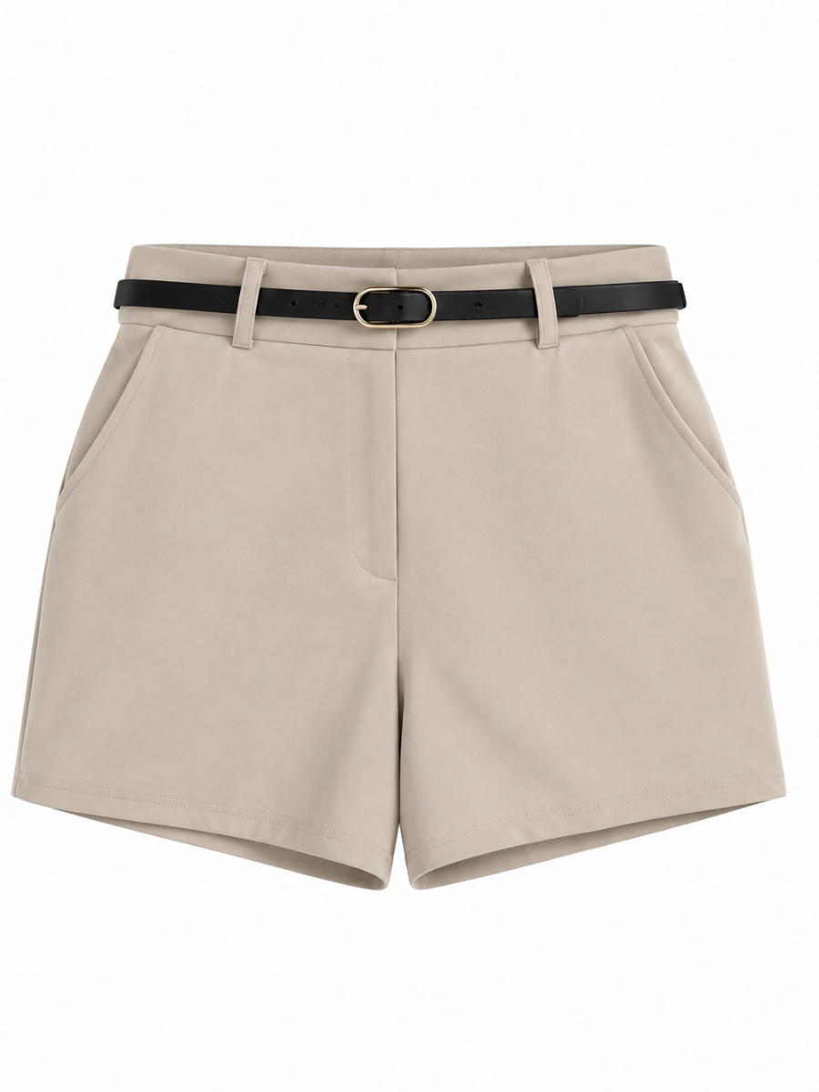 SHORT MAS CORREA NEGRA
