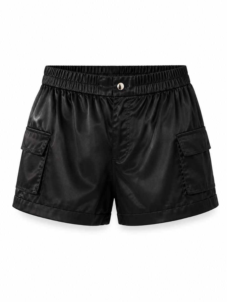 SHORT SATIN RESTORTE