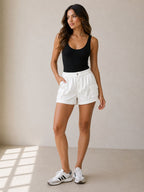 SHORT SATIN RESTORTE