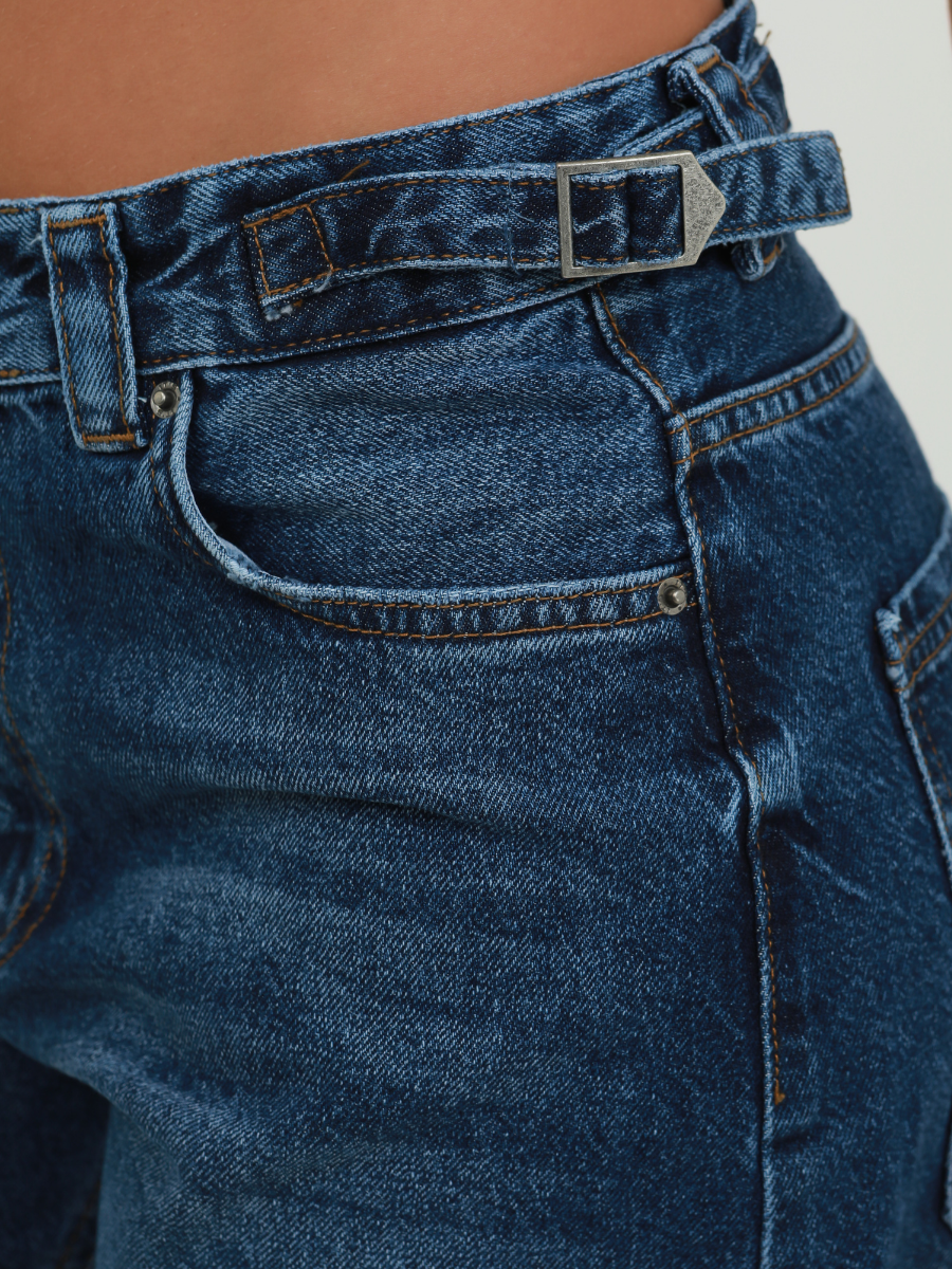 JEAN WIDE LEG CORREA PRETINA LATERAL