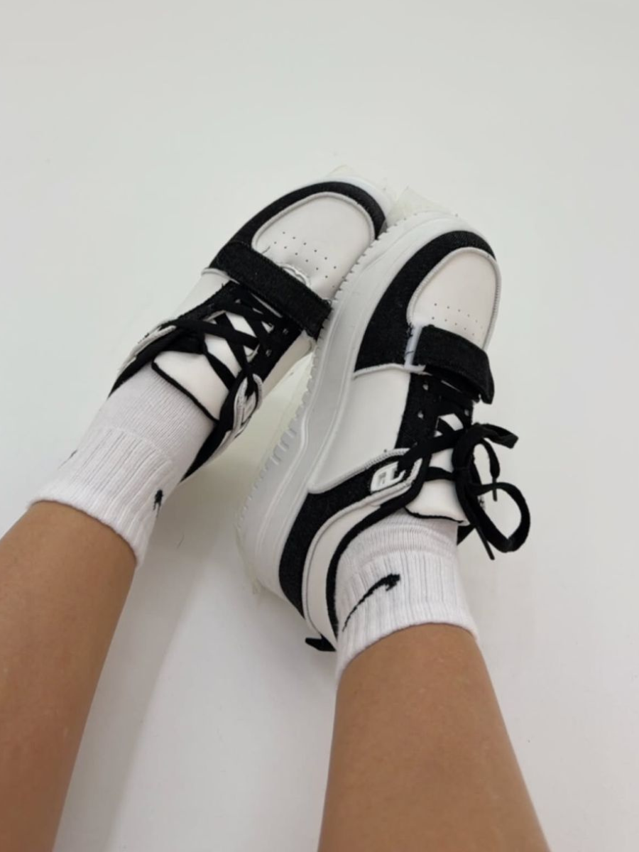 TENIS VELCRO BICOLOR