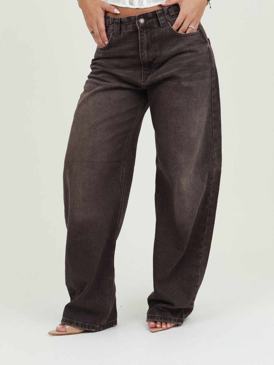 JEAN WIDE LEG CORREA PRETINA LATERAL