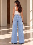 JEAN WIDE LEG HR LATERAL