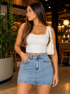 FALDA DENIM CLASICA